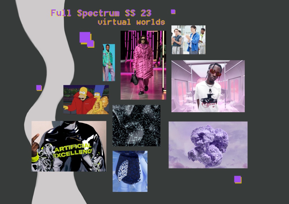 moodboard 3D simulation collection