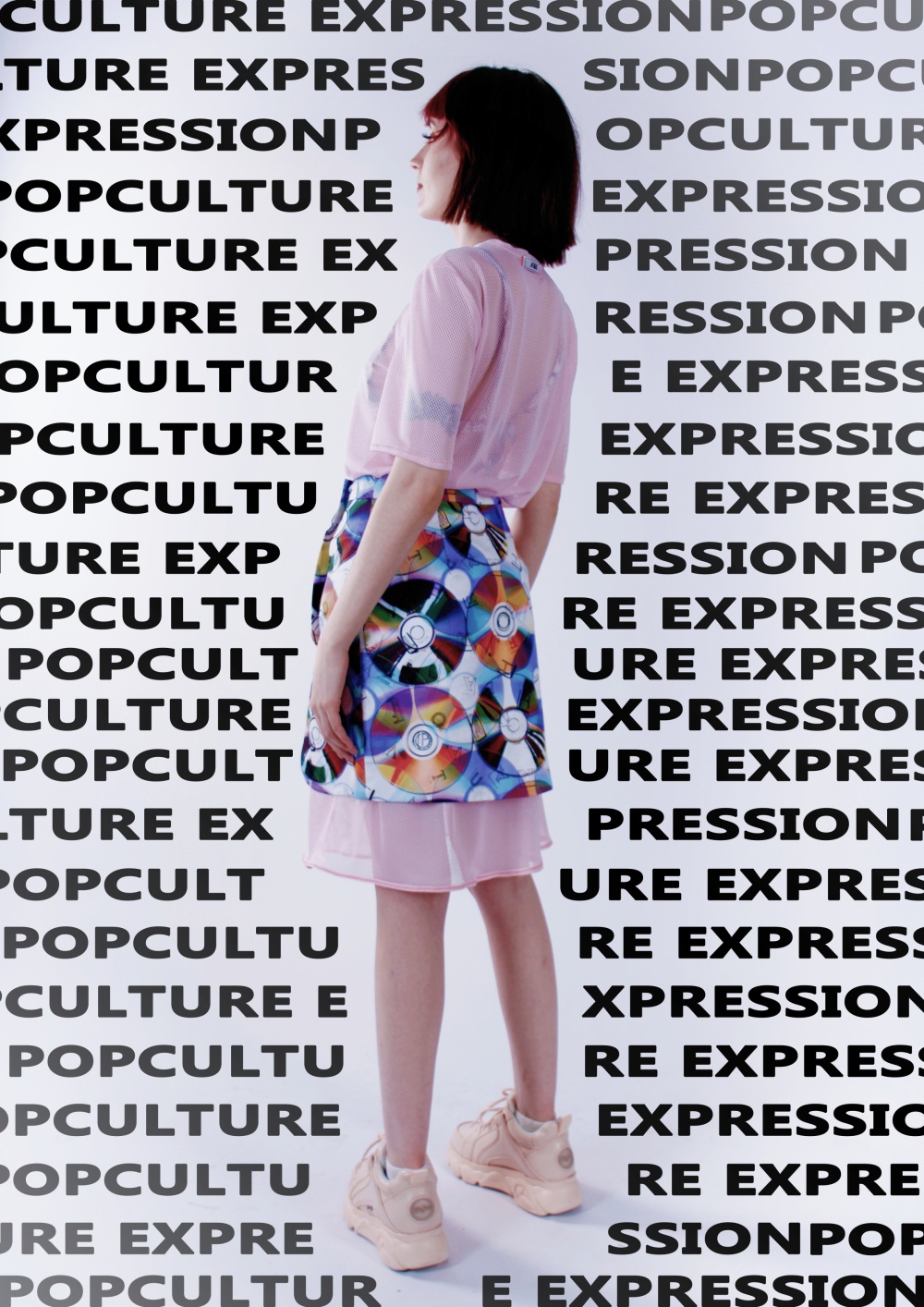 popculture expressions collection skirt bustier blush